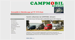 Desktop Screenshot of campmobil-schwerin.de