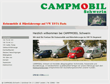 Tablet Screenshot of campmobil-schwerin.de